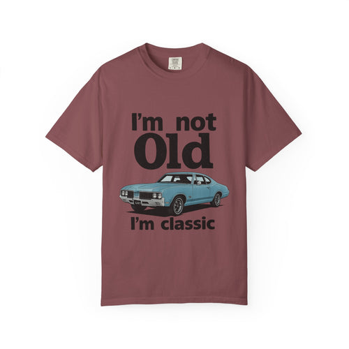 Classic Car T-Shirt — "I'm Not Old I'm Classic" Vintage Auto Tee