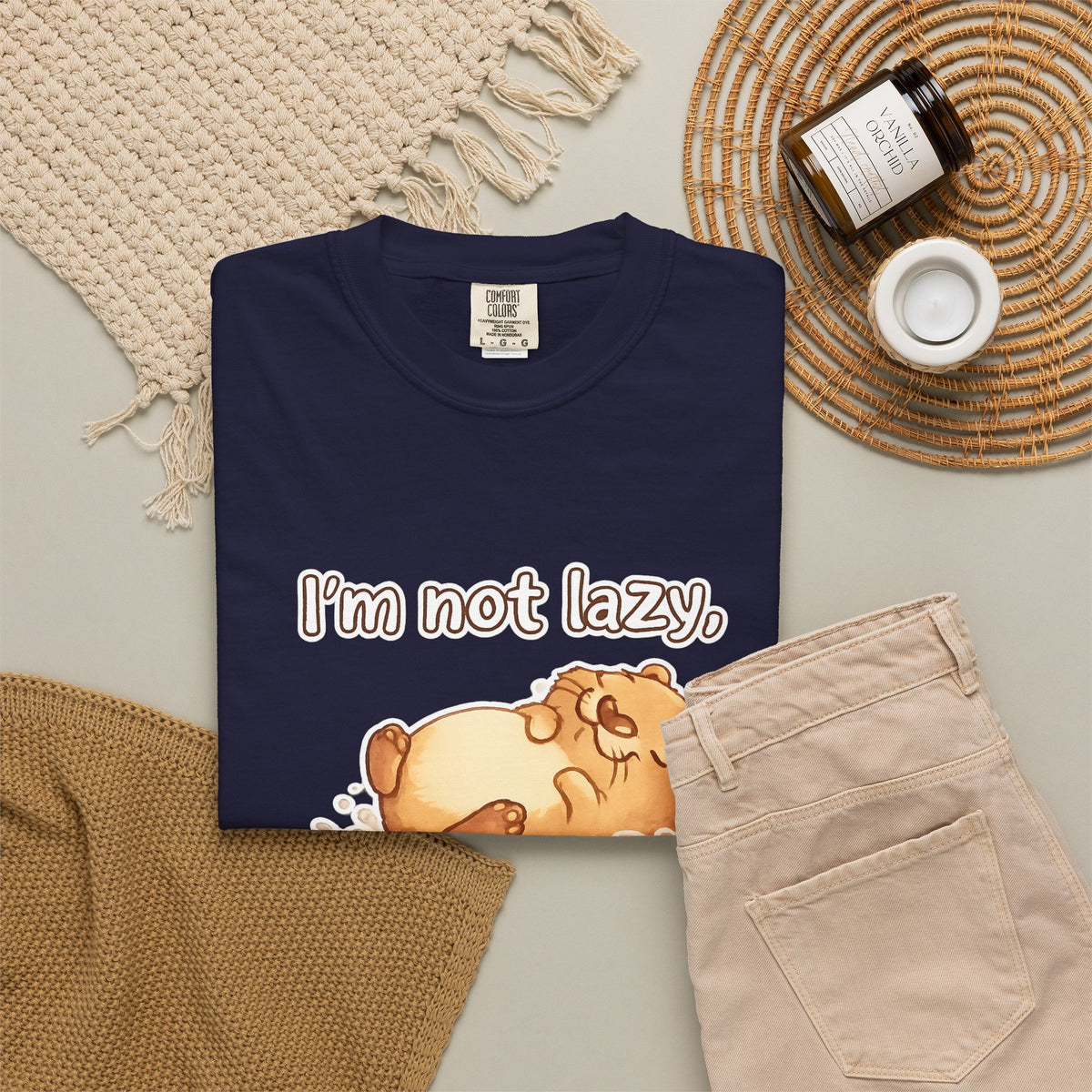 Funny 'I'm Not Lazy, I'm in Energy Saving Mode' T-Shirt