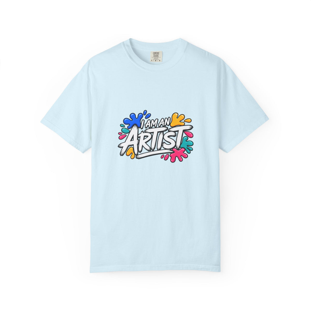 Artist T‑Shirt — "Human Artist" Colorful Paint Splash Graphic Tee