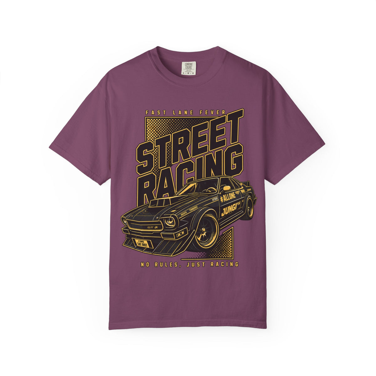 Street Racing Car T-Shirt — Retro Drift Racing Graphic Tee
