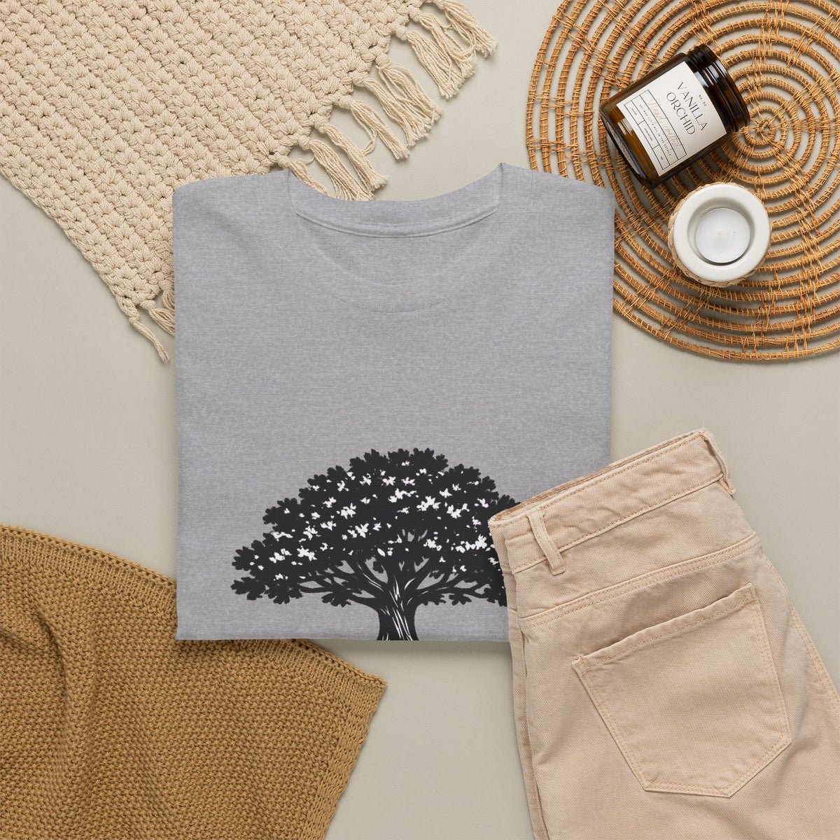 Tree of Growth T-Shirt — "Grow Through What You Go Through" Inspirational Tee