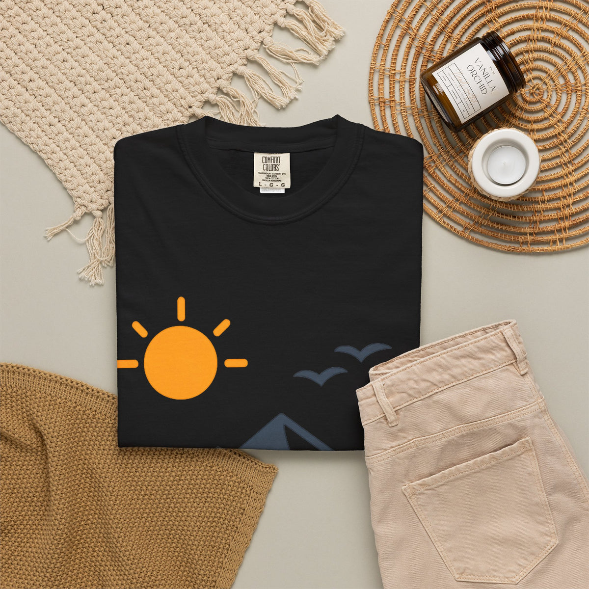 Mountain Sunrise T-Shirt — Scenic Outdoor Graphic Tee