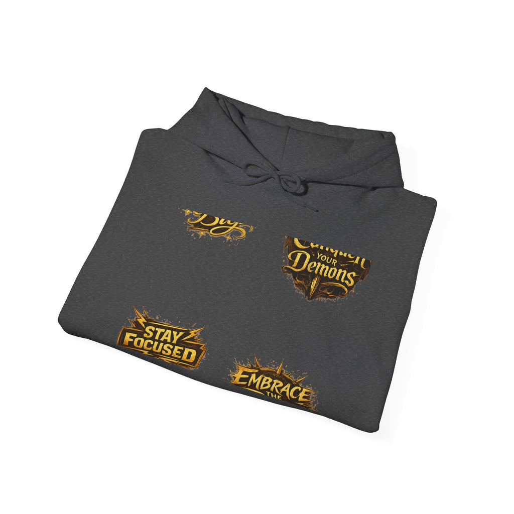 Stay Focused Hoodie — Motivational Graphic Pullover