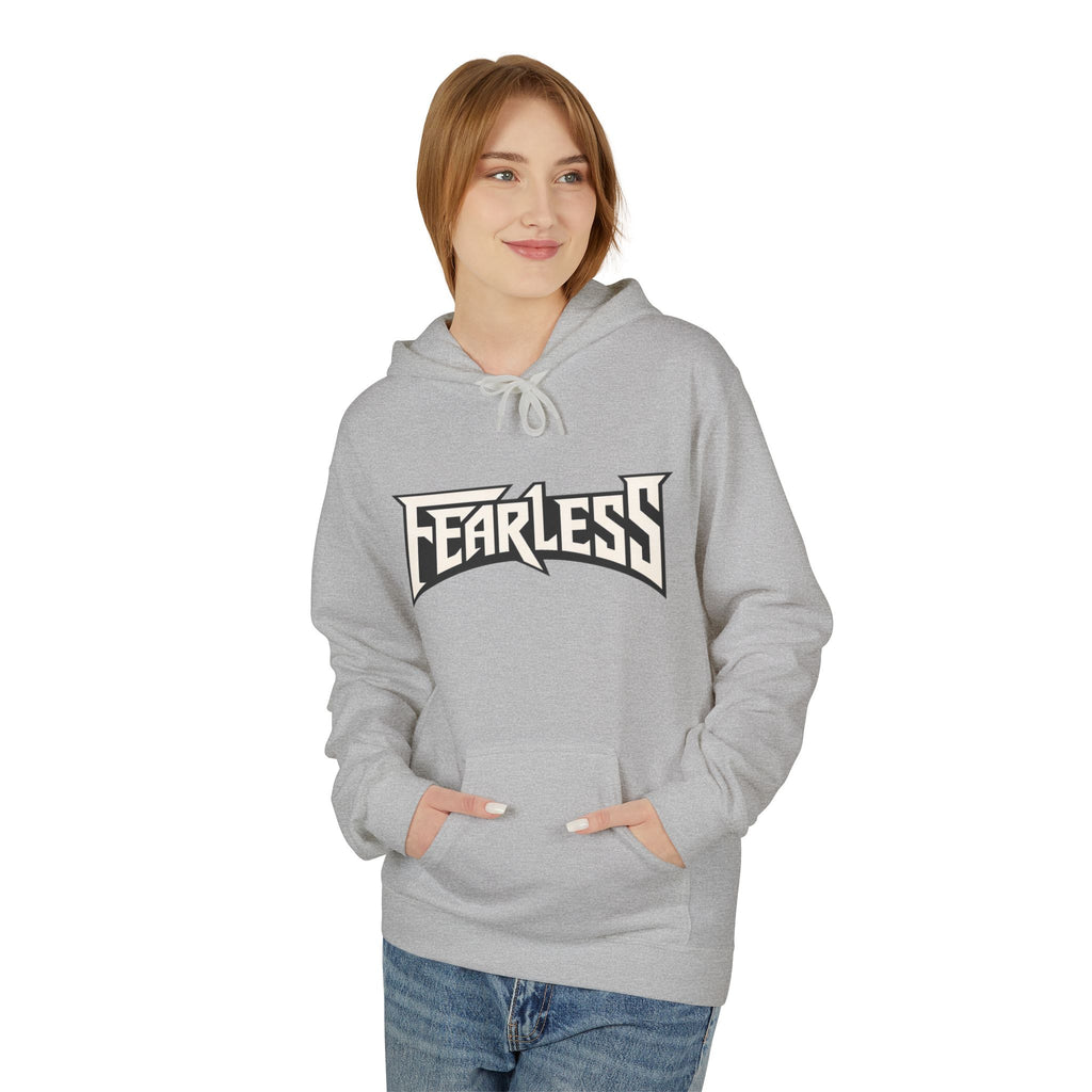 Fearless Graphic Hoodie — Bold Retro Logo Pullover