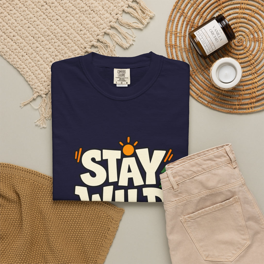Stay Wild Every Day T-Shirt — Outdoor Adventure Graphic Tee
