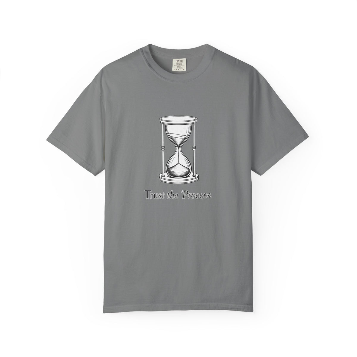 Trust the Process T-Shirt — Hourglass Graphic Inspirational Tee