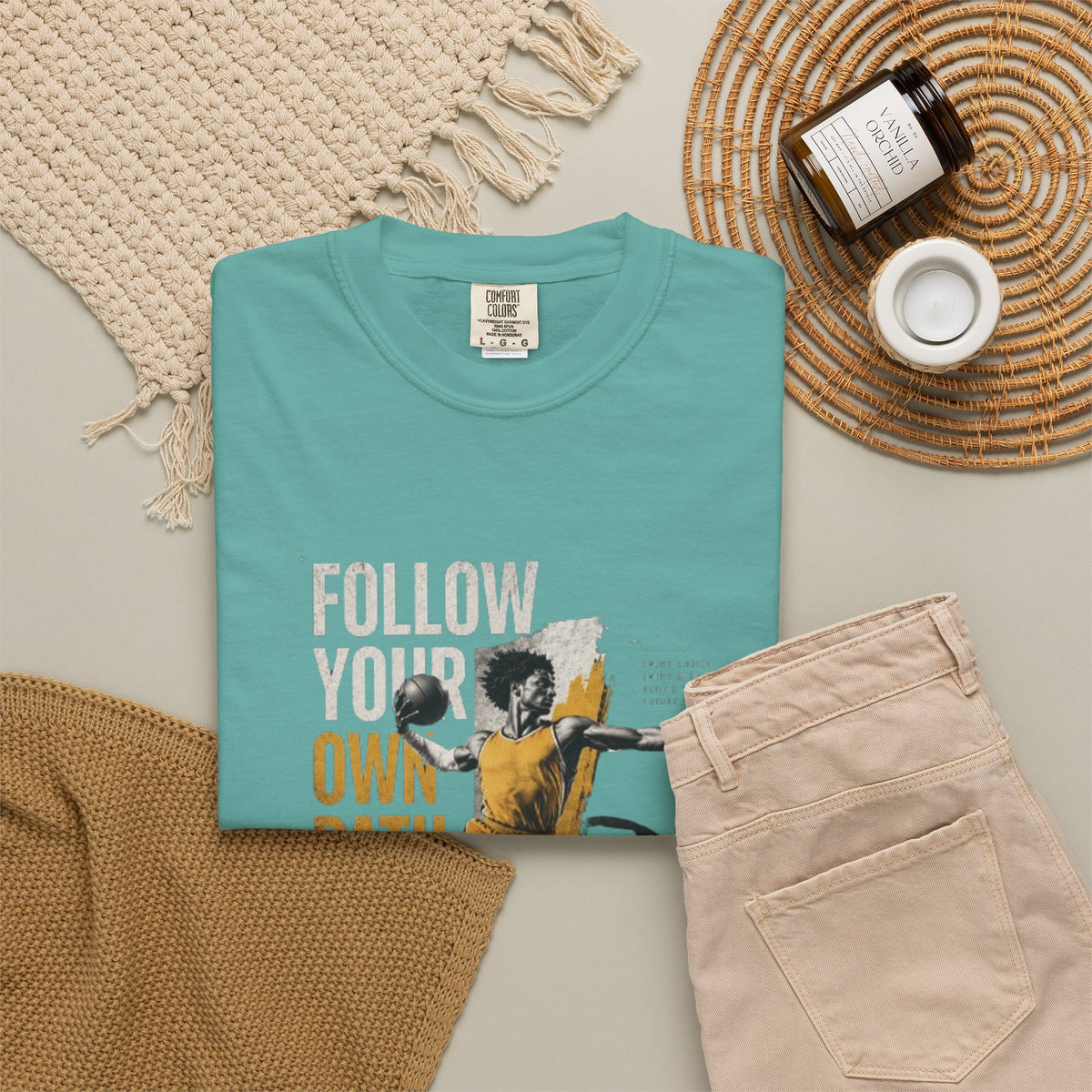 Follow Your Own Path T-Shirt — Inspirational Soccer Player Graphic Tee