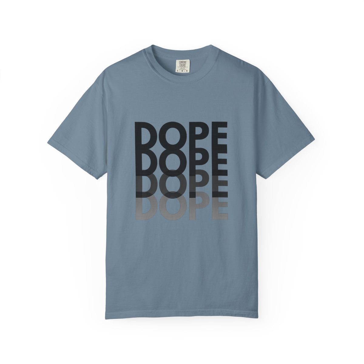 Dope Repeat Graphic T-Shirt — Retro Stacked Typography Tee