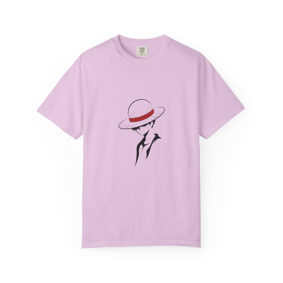 Minimal Straw Hat Silhouette T-Shirt