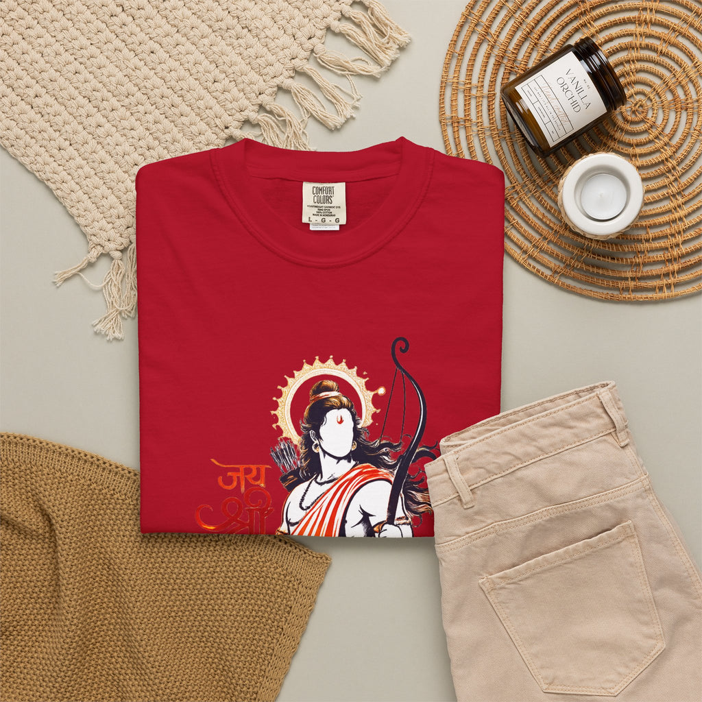 Shri Ram Bow T-Shirt — Jai Shri Ram Devotional Graphic Tee