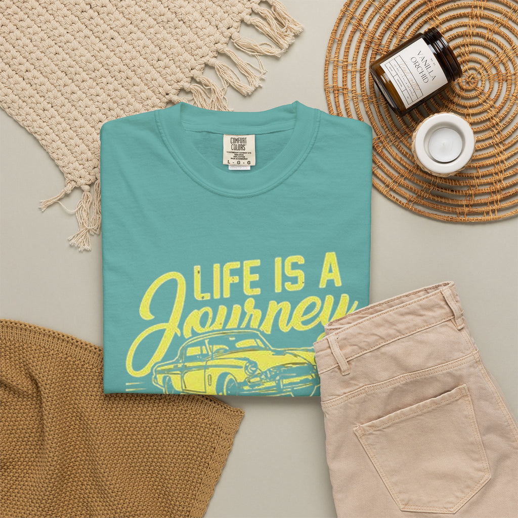 Enjoy The Ride T-Shirt — 'Life Is A Journey' Vintage Car Tee