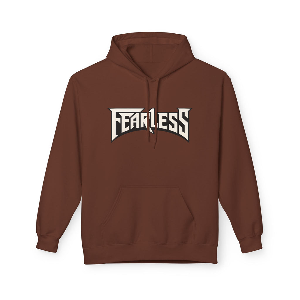 Fearless Graphic Hoodie — Bold Retro Logo Pullover