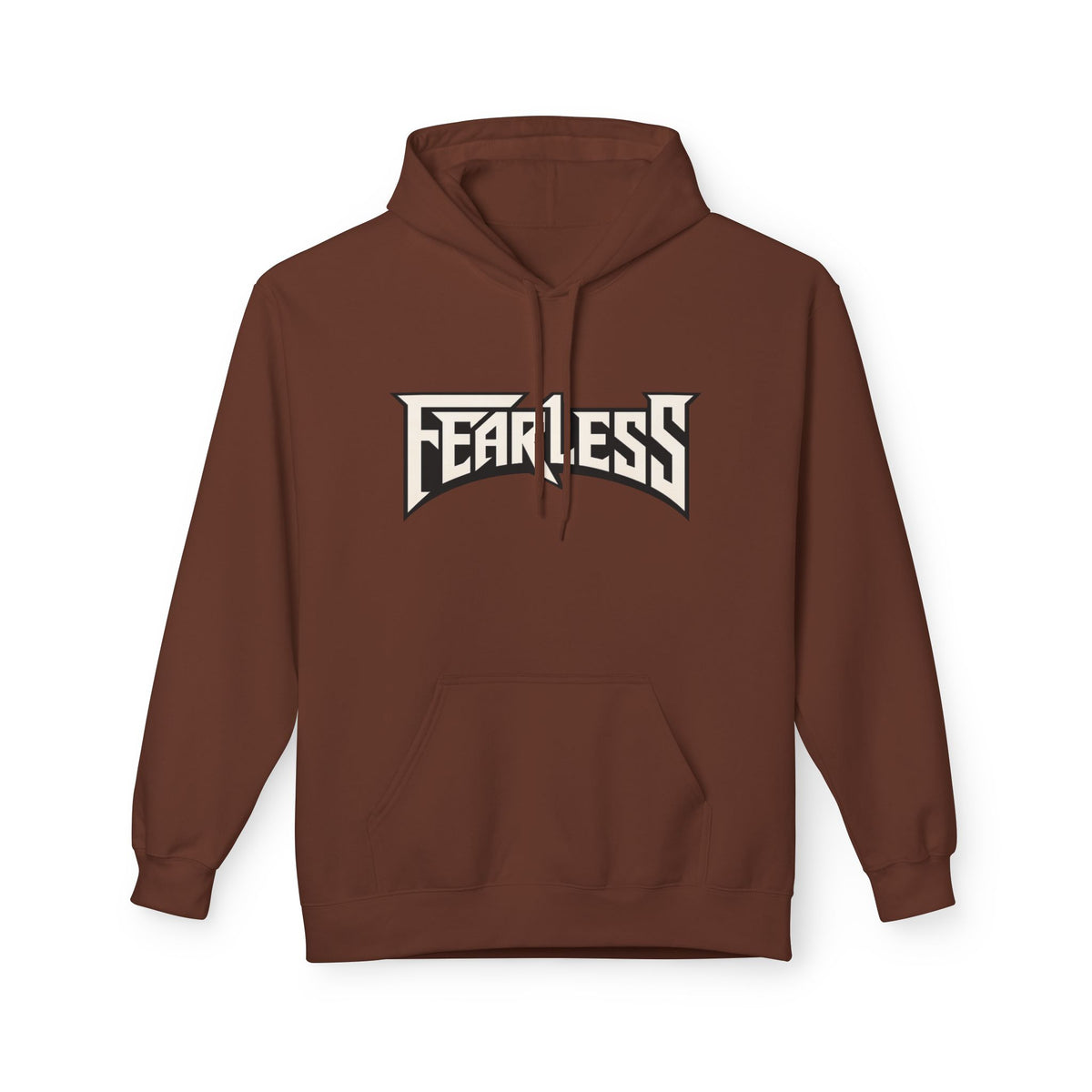 Fearless Graphic Hoodie — Bold Retro Logo Pullover