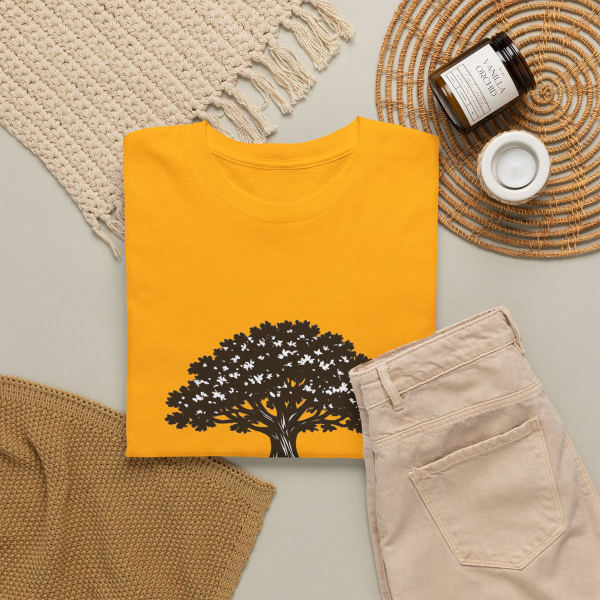 Tree of Growth T-Shirt — "Grow Through What You Go Through" Inspirational Tee