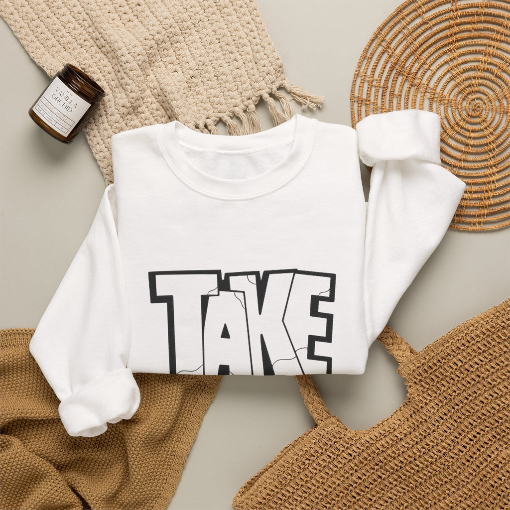 Take Over Crewneck Sweatshirt — Bold Streetwear Graphic Pullover