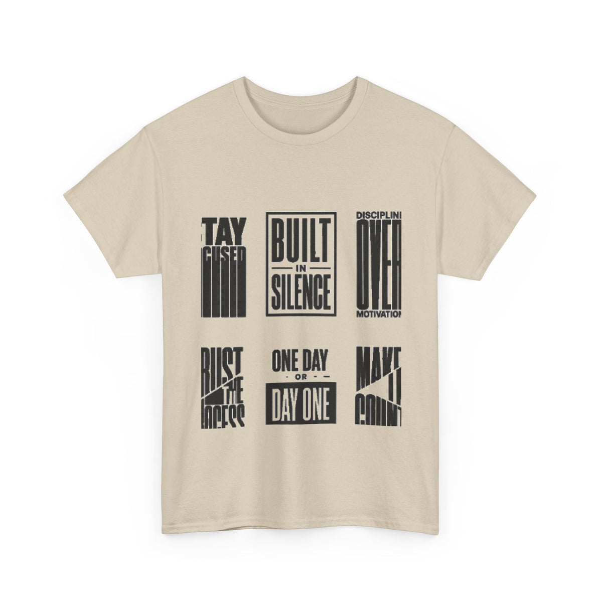 Stay Focused Tee — Motivational Graphic T‑Shirt