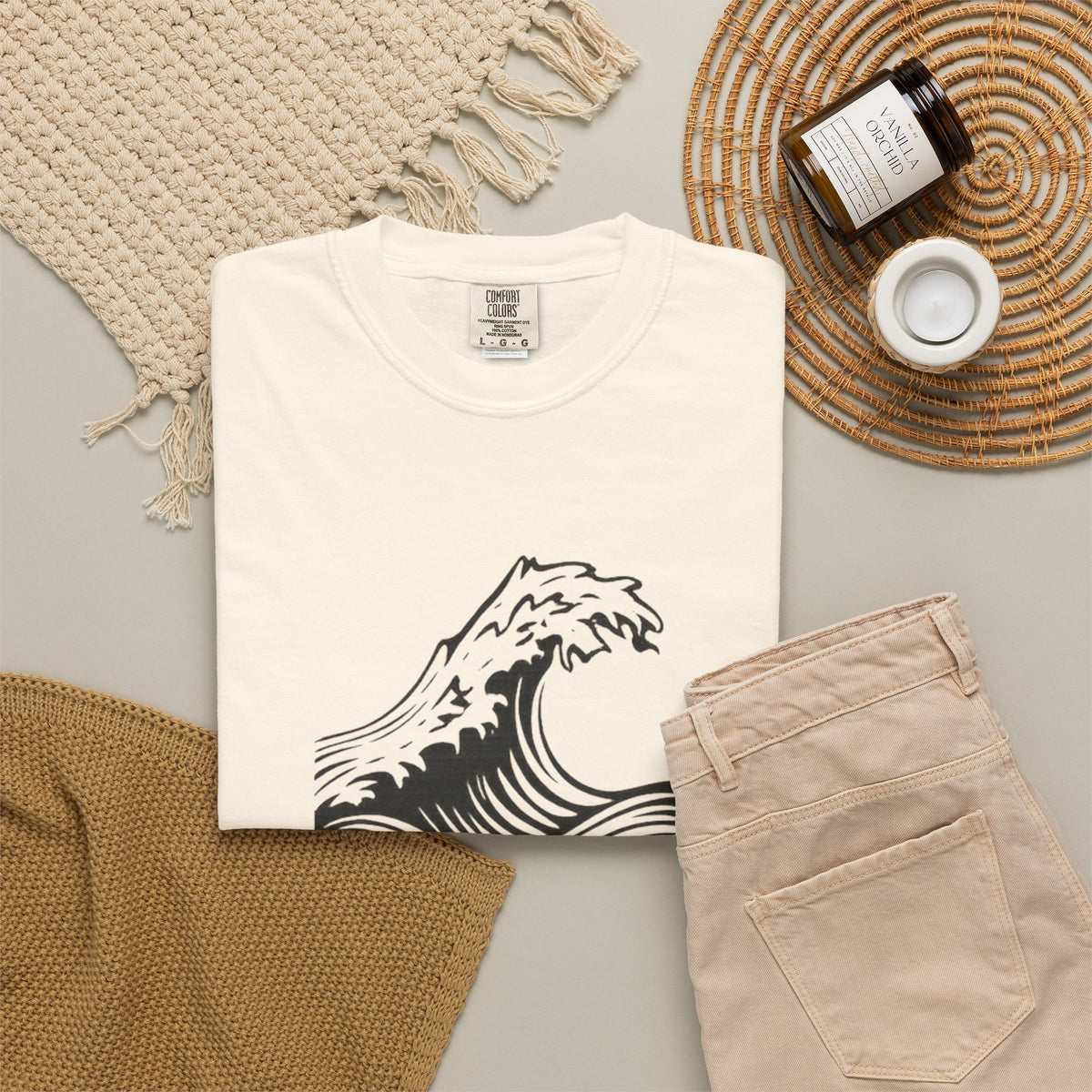 Rise Up Wave T-Shirt — Graphic Ocean Wave Tee
