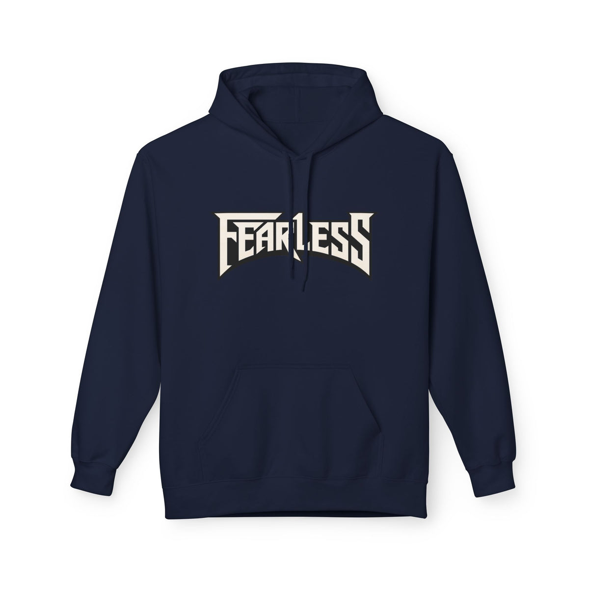 Fearless Graphic Hoodie — Bold Retro Logo Pullover