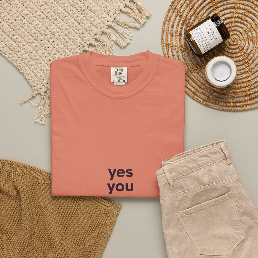Yes You Can T-Shirt — Minimal Motivational Tee